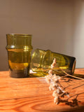 Beldi Glass Set | Tall | Amber - Tissire Atelier - BeldiTallAmber