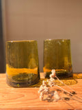 Beldi Glass Set | Tumbler | Amber - Tissire Atelier - ModernBeldiAmber-1