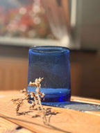 Beldi Glass Set | Tumbler | Blue - Tissire Atelier - ModernBeldiBlue-1