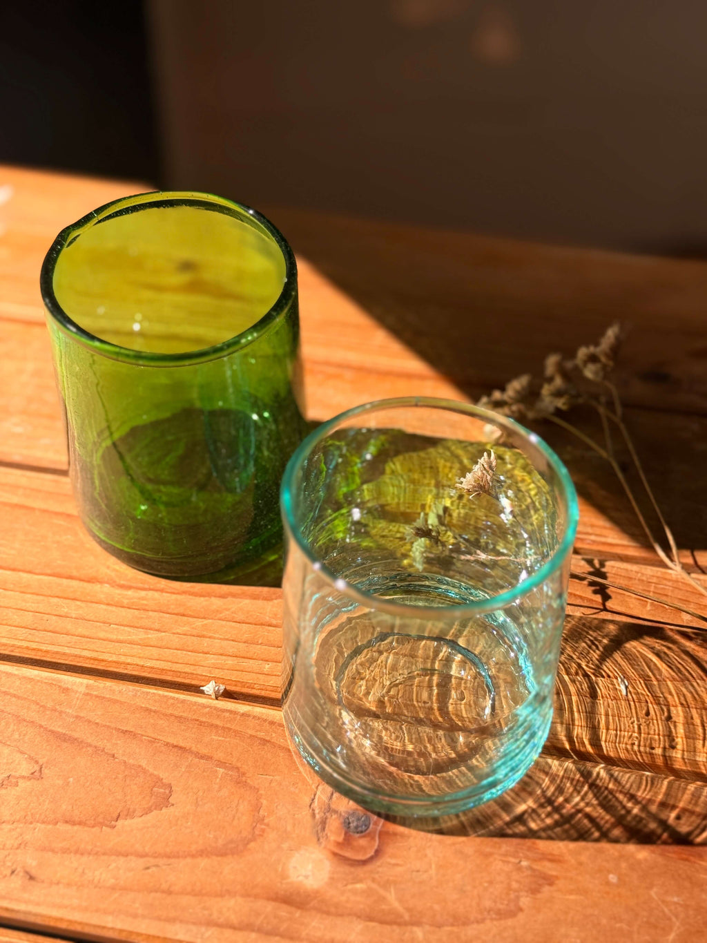 Beldi Glass Set | Tumbler | Clear - Tissire Atelier - BeldiModernClear-1
