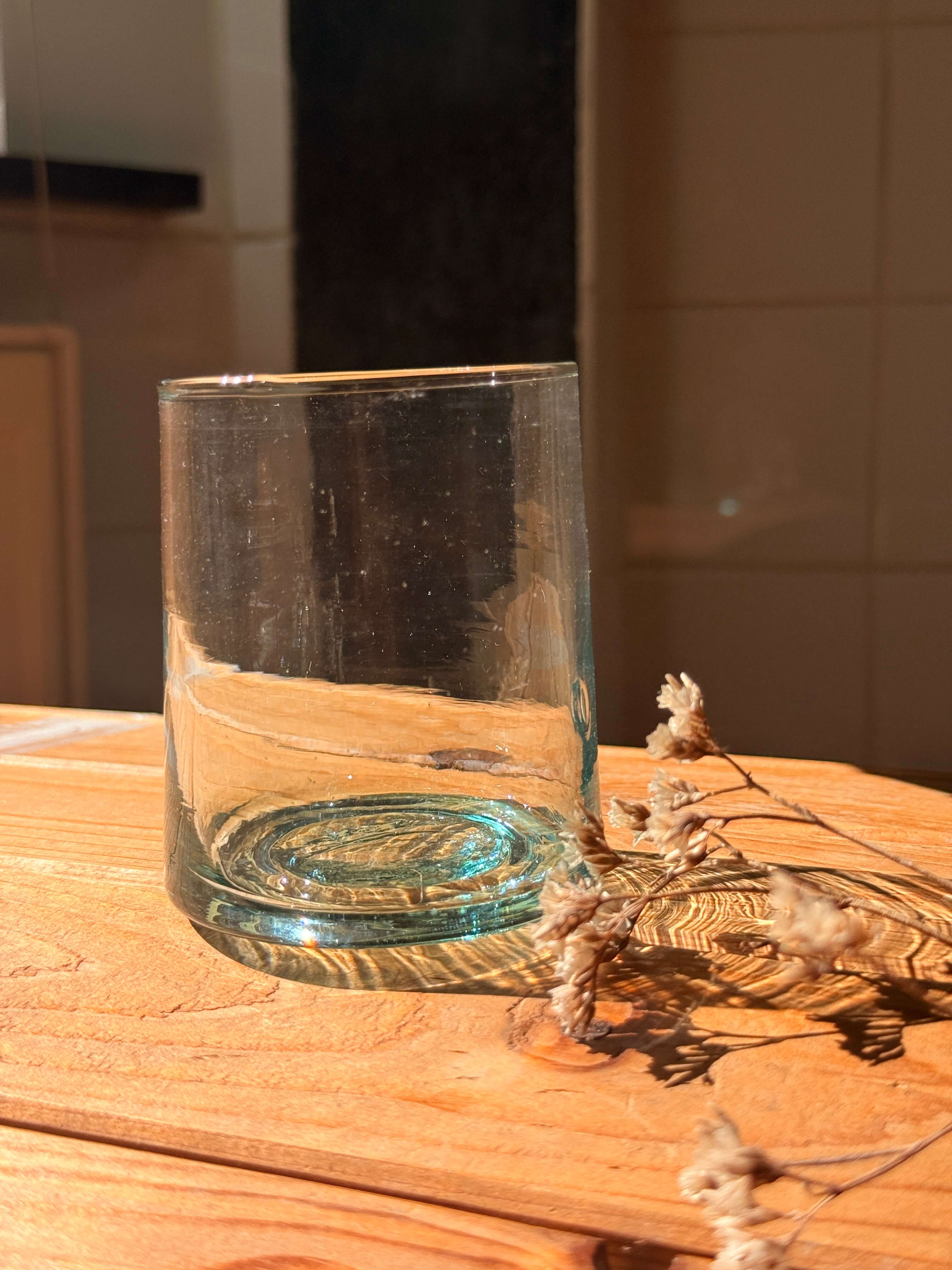 Beldi Glass Set | Tumbler | Clear - Tissire Atelier - BeldiModernClear-1