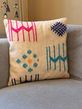 Amazigh Pillow Cover | Handwoven Wool | PW40 - Tissire Atelier - PW40