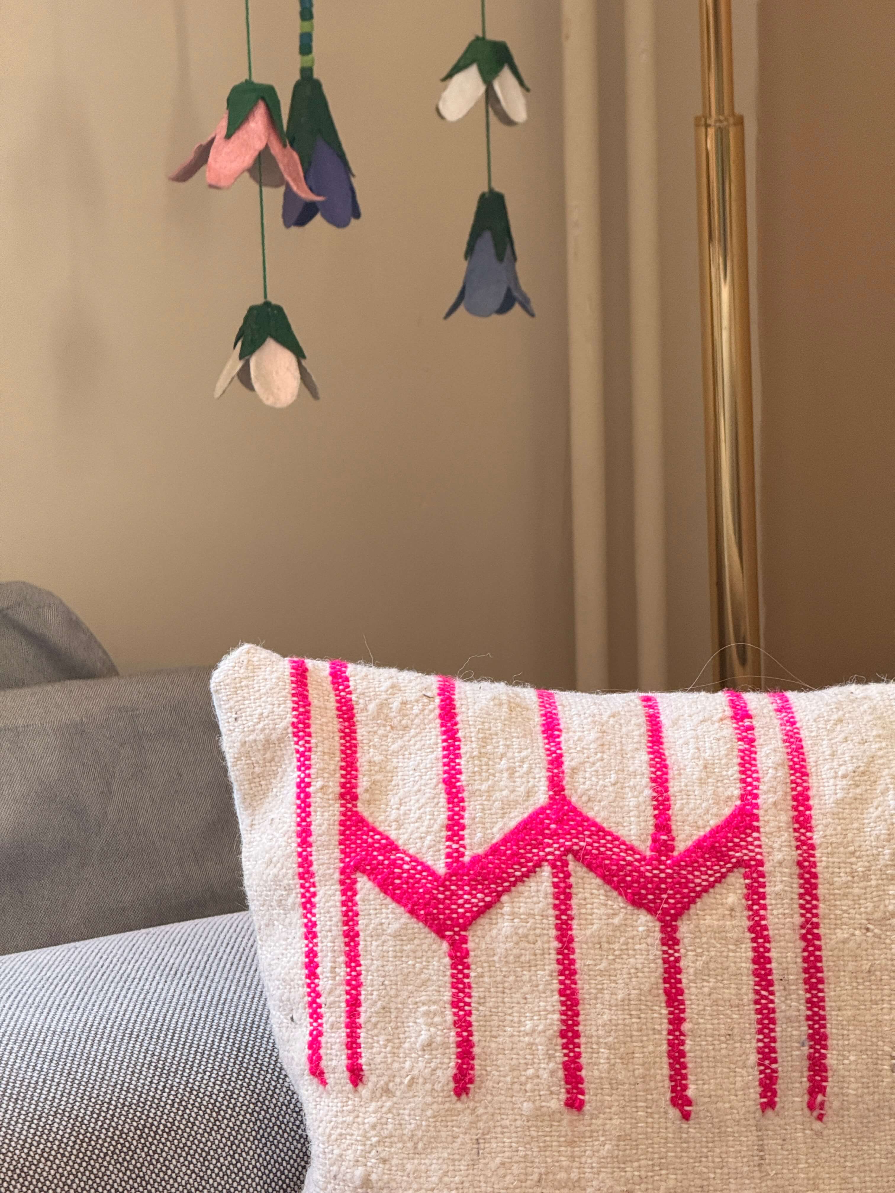 Amazigh Pillow Cover | Handwoven Wool | PW40 - Tissire Atelier - PW40