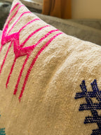 Amazigh Pillow Cover | Handwoven Wool | PW40 - Tissire Atelier - PW40