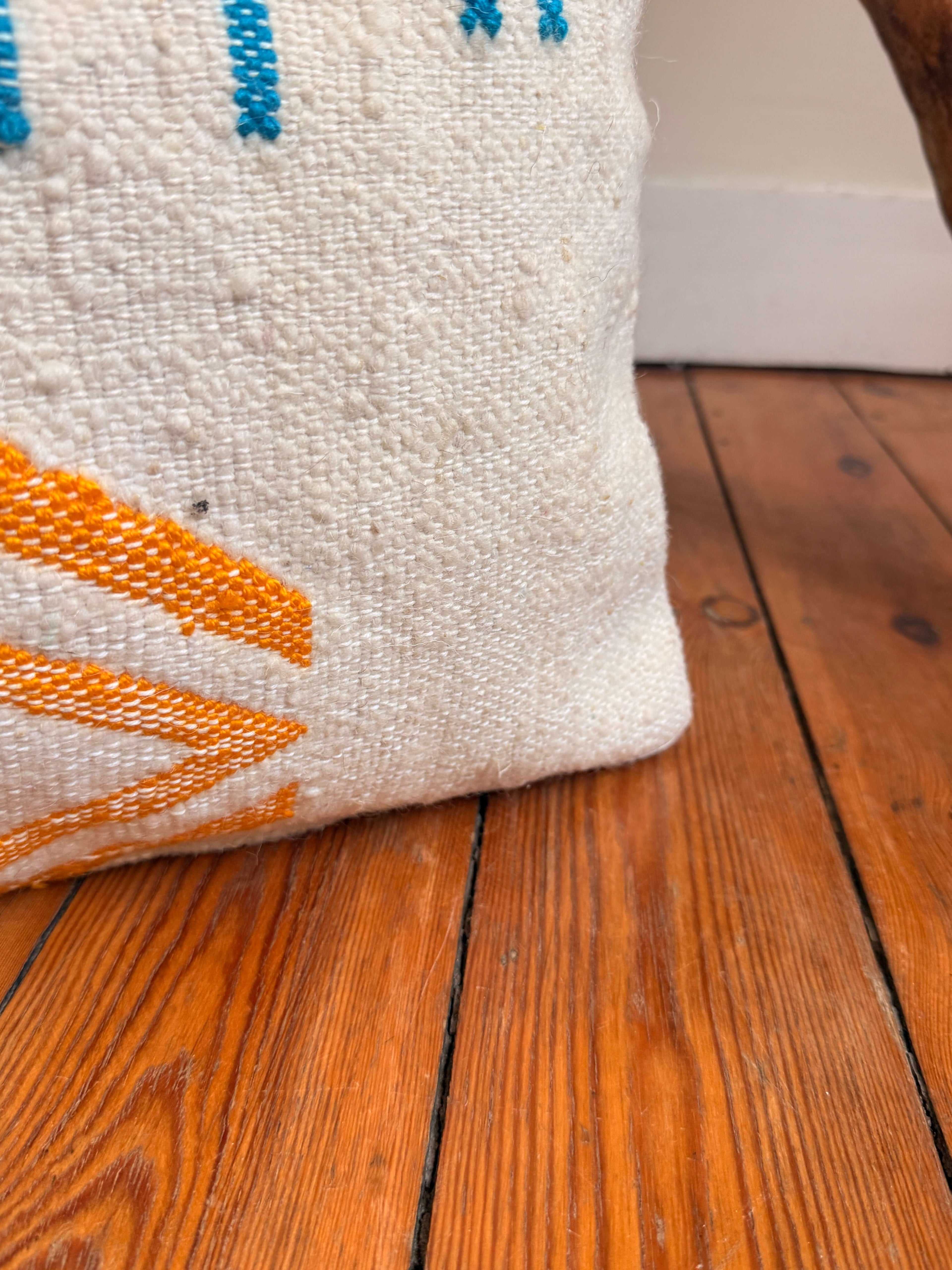 Amazigh Pillow Cover | Handwoven Wool | PW41 - Tissire Atelier - PW41