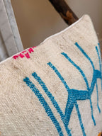 Amazigh Pillow Cover | Handwoven Wool | PW41 - Tissire Atelier - PW41