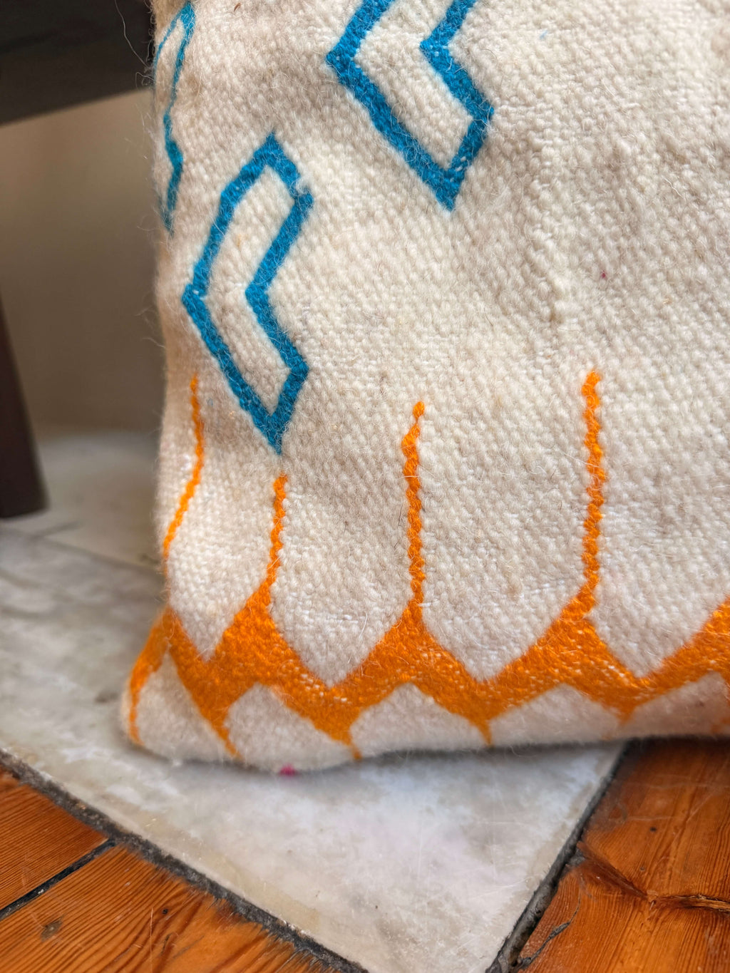 Amazigh Pillow Cover | Handwoven Wool | PW42 - Tissire Atelier - PW42