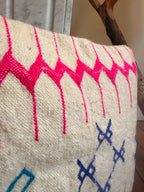 Amazigh Pillow Cover | Handwoven Wool | PW42 - Tissire Atelier - PW42