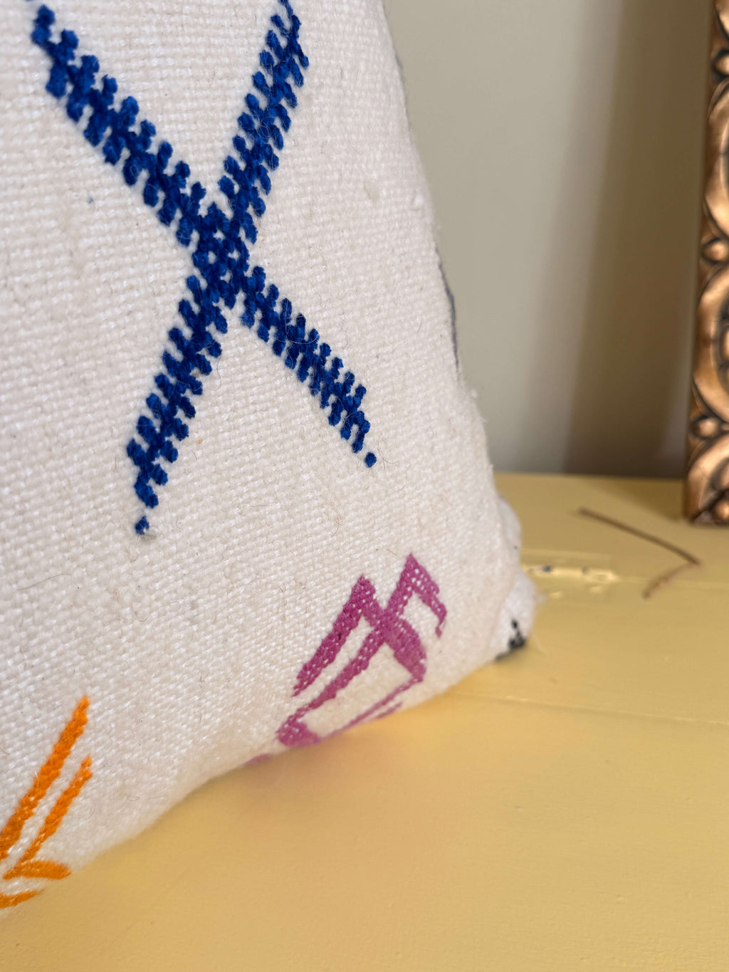 Housse de Coussin Amazighe | Laine Tissée Main | PW42