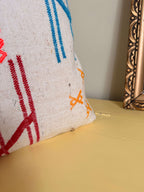Housse de Coussin Amazighe | Laine Tissée Main | PW42