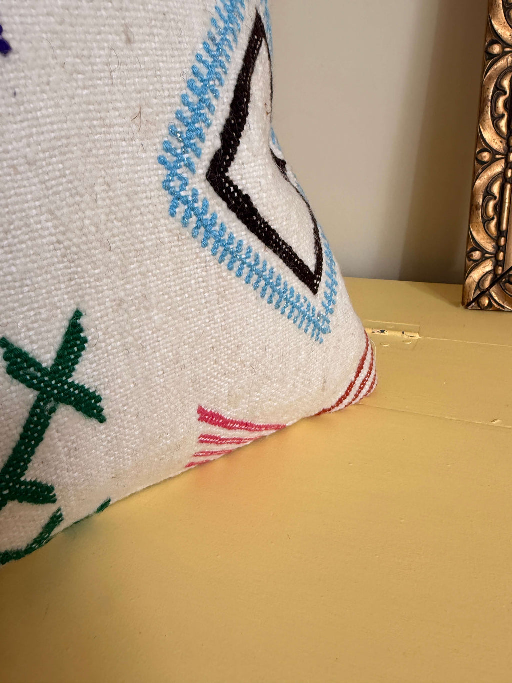 Housse de Coussin Amazighe | Laine Tissée Main | PW42