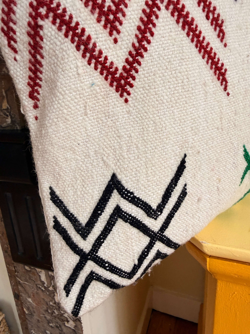 Housse de Coussin Amazighe | Laine Tissée Main | PW42