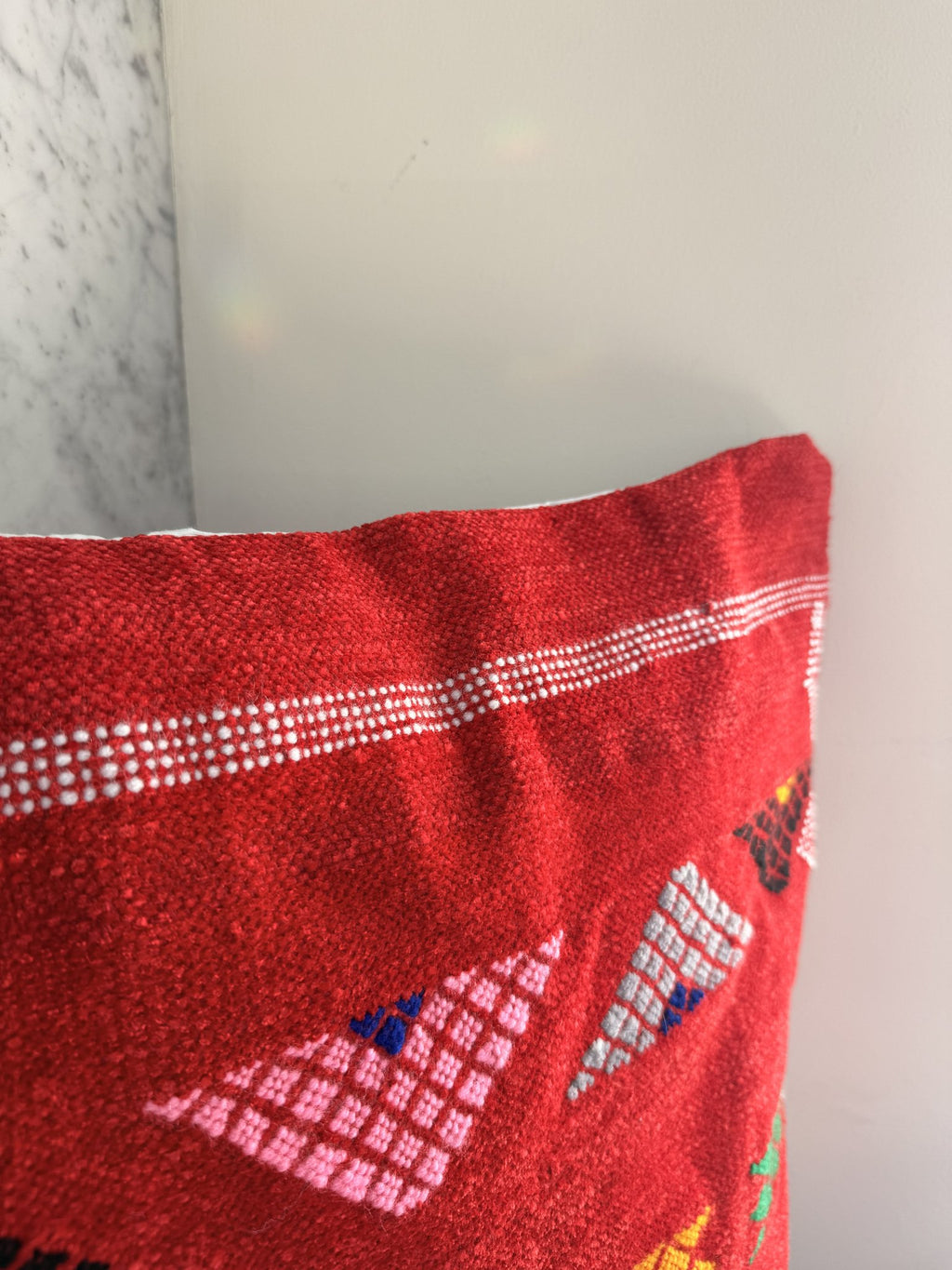 Amazigh Pillow Cover | Soft Velour | PV08 - Tissire Atelier - PV08