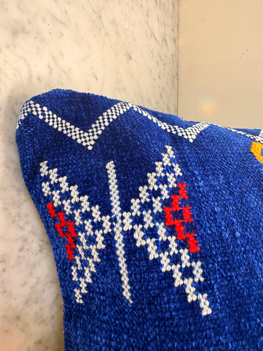 Amazigh Pillow Cover | Soft Velour | PV09
