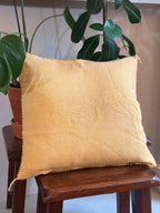 Handmade Moroccan Amazigh (Berber) Silk Pillow Cover - Tribal Embroidered Cushion - Tissire Atelier - SilkPillowCover-5