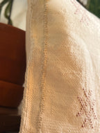 Handmade Moroccan Amazigh (Berber) Silk Pillow Cover - Tribal Embroidered Cushion - Tissire Atelier - SilkPillowCover-5