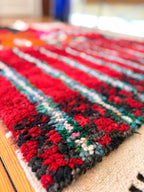 Amazigh (Berber) Rug - Red Tones - Moroccan Wool Carpet - Tissire Atelier - 