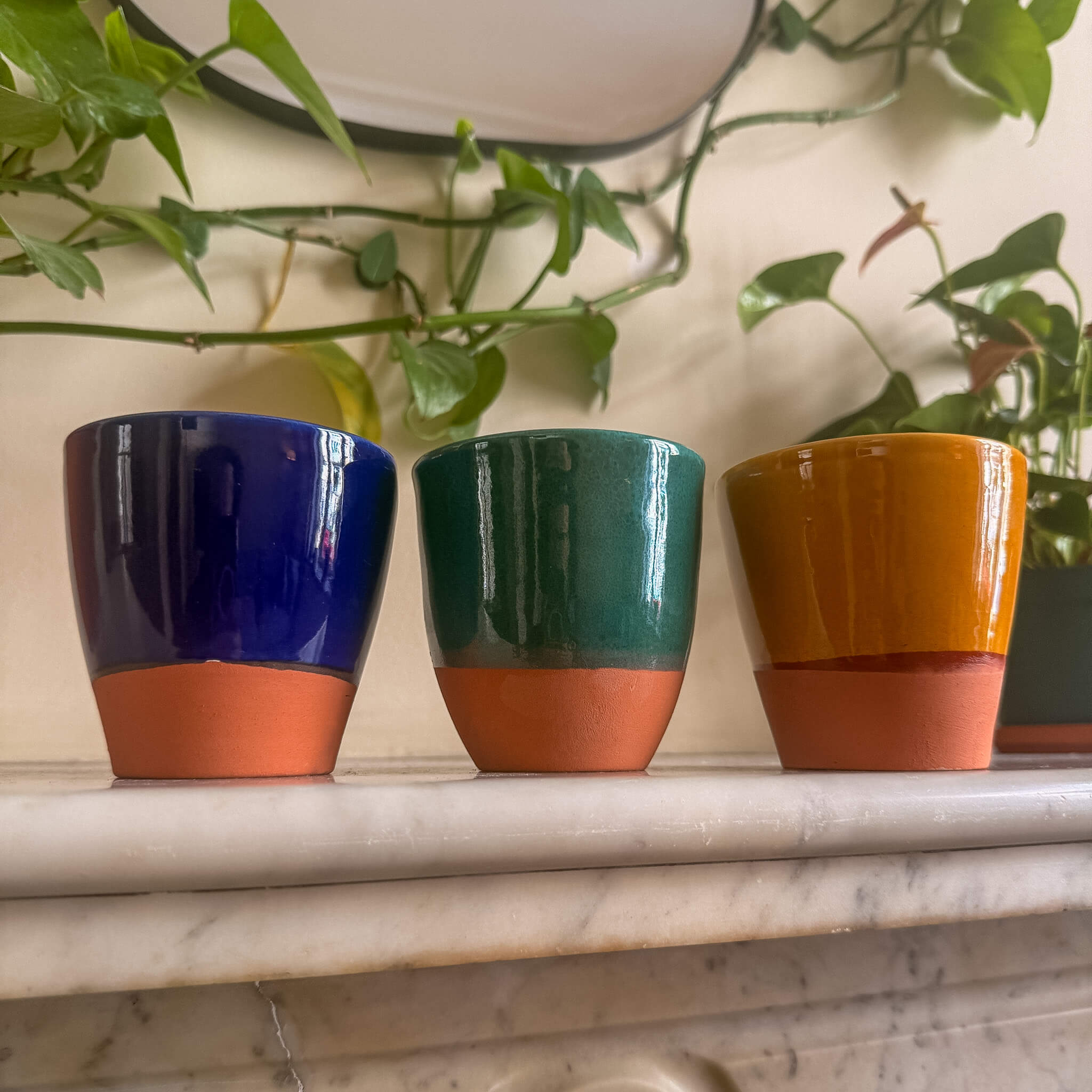 Terracotta Cup - Half Glazed - Tissire Atelier - HalfGlazed-Terracotta-3