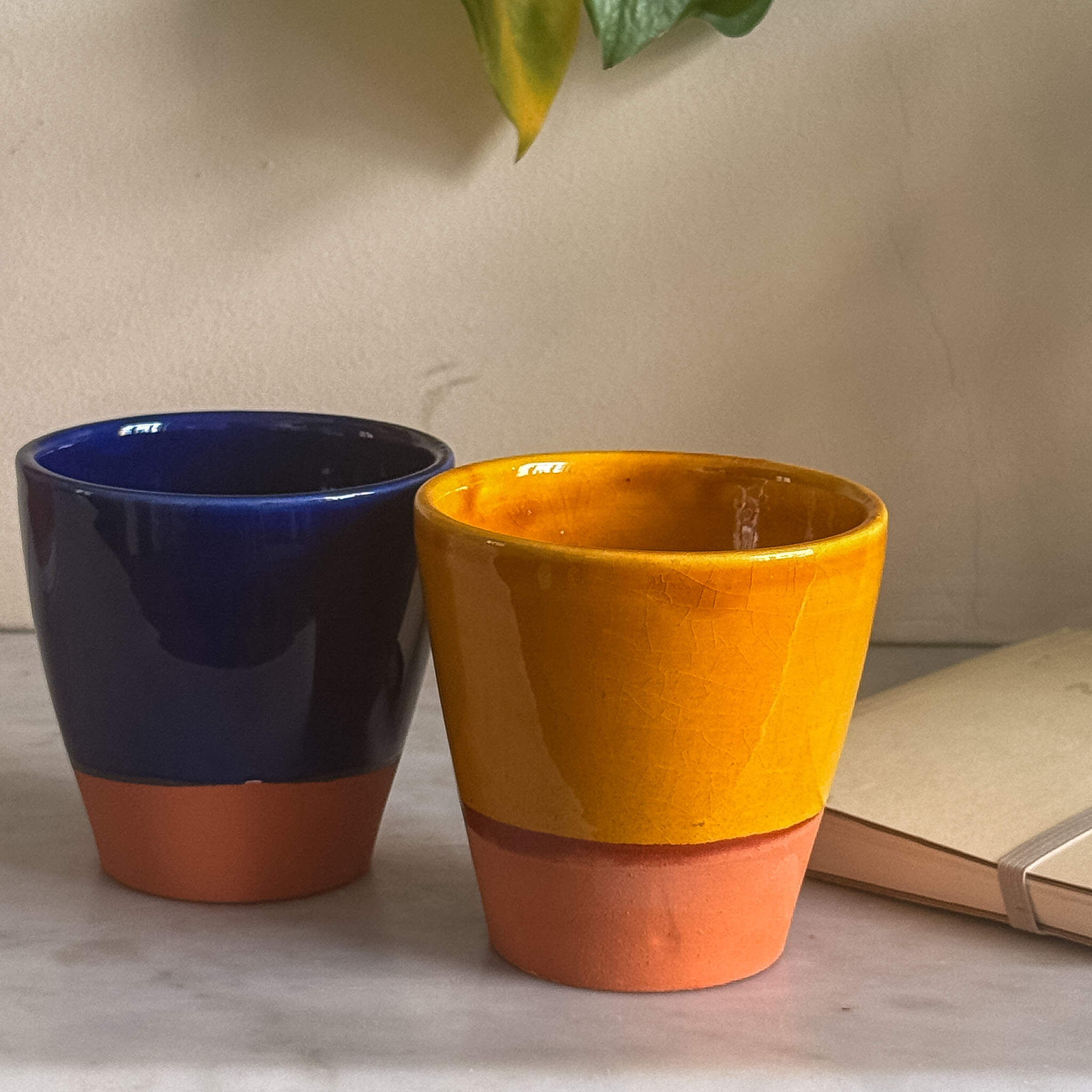 Terracotta Cup - Half Glazed - Tissire Atelier - HalfGlazed-Terracotta-3