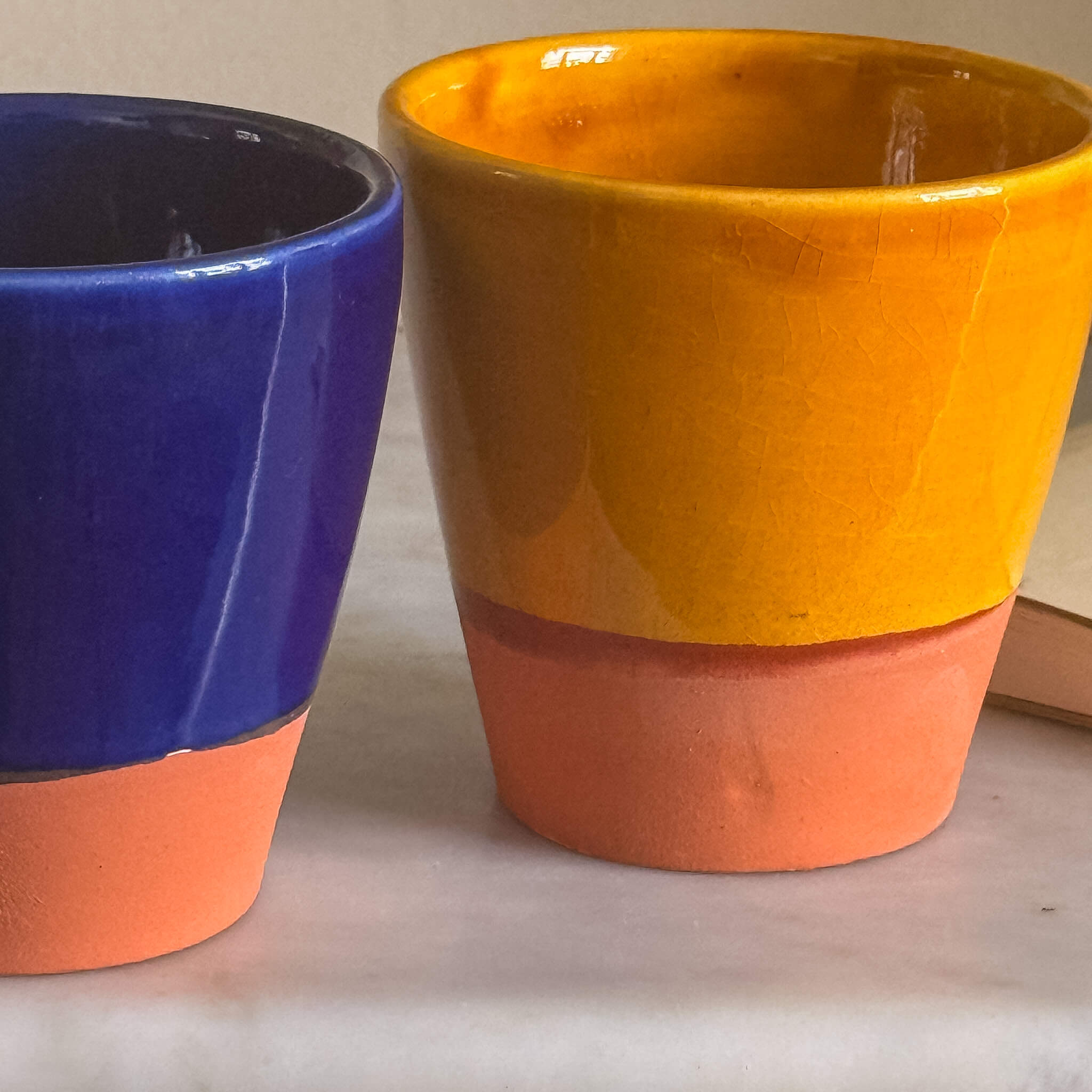 Terracotta Cup - Half Glazed - Tissire Atelier - HalfGlazed-Terracotta-3