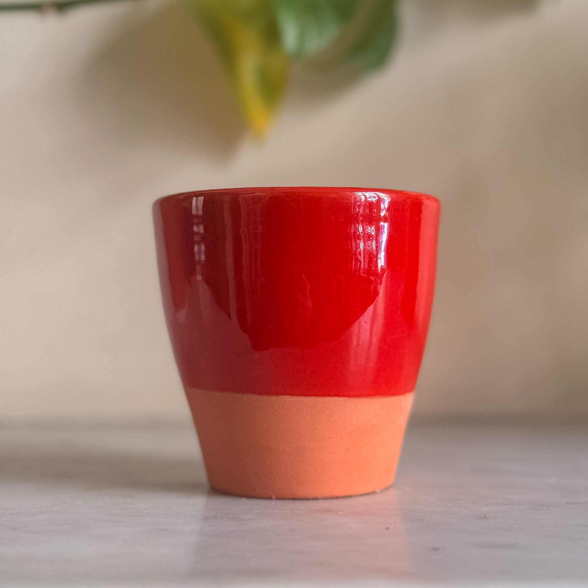 Terracotta Cup - Half Glazed - Tissire Atelier - HalfGlazed-Terracotta-1