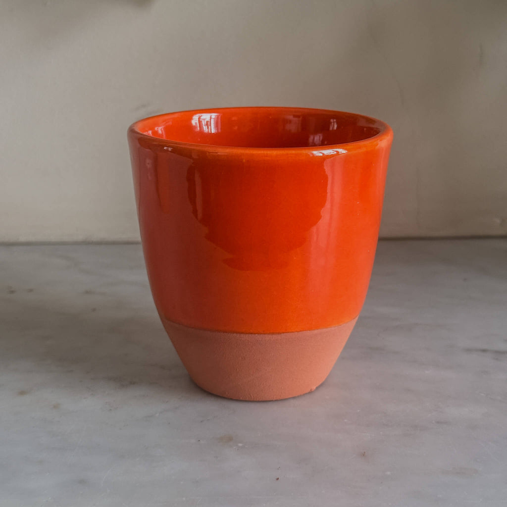 Terracotta Cup - Half Glazed - Tissire Atelier - HalfGlazed-Terracotta-2