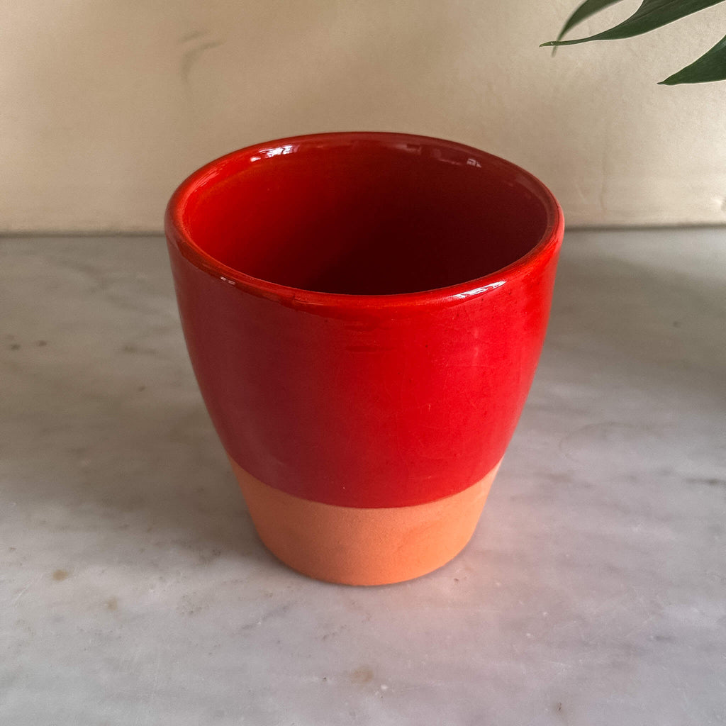 Terracotta Cup - Half Glazed - Tissire Atelier - HalfGlazed-Terracotta-1
