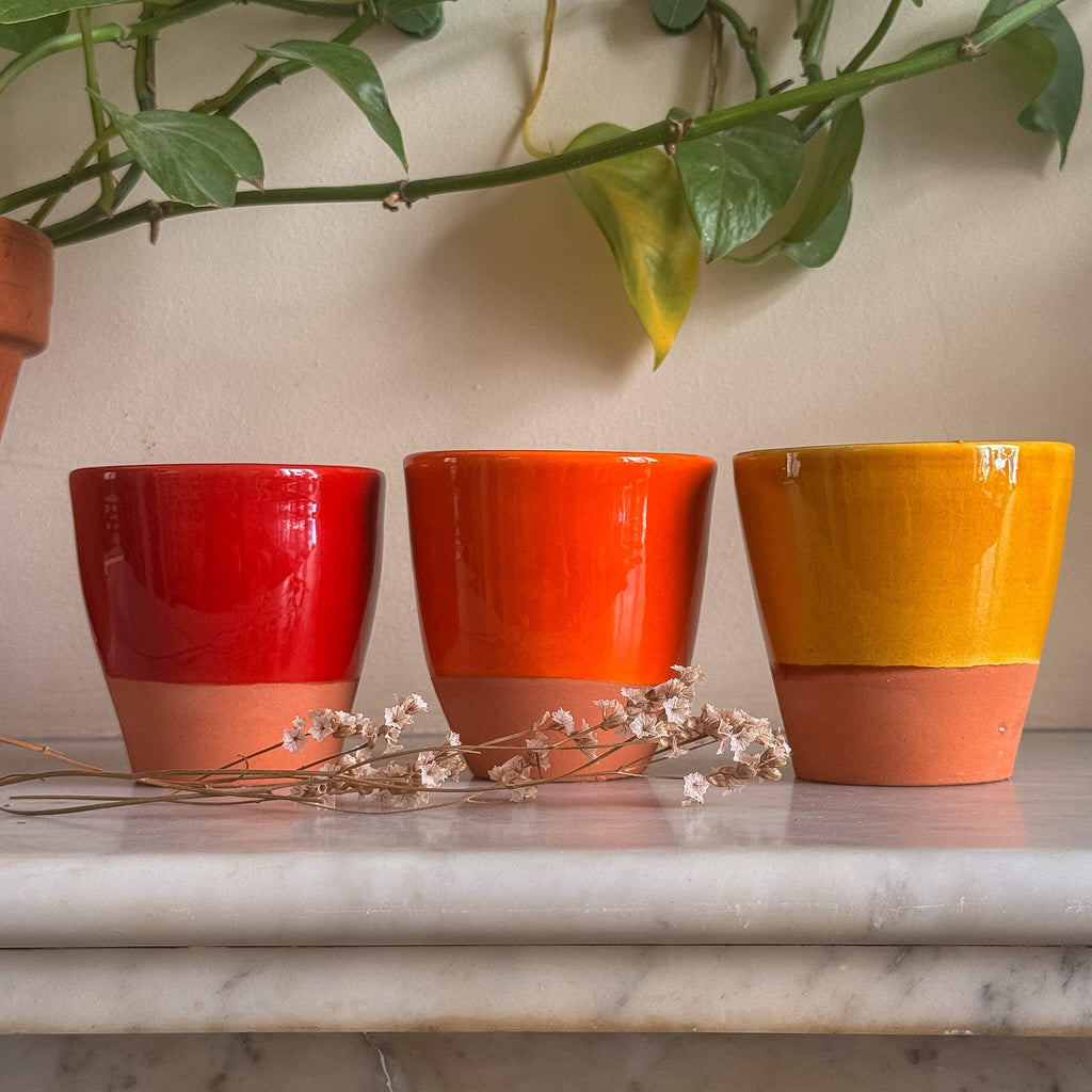 Terracotta Cup - Half Glazed - Tissire Atelier - HalfGlazed-Terracotta-3
