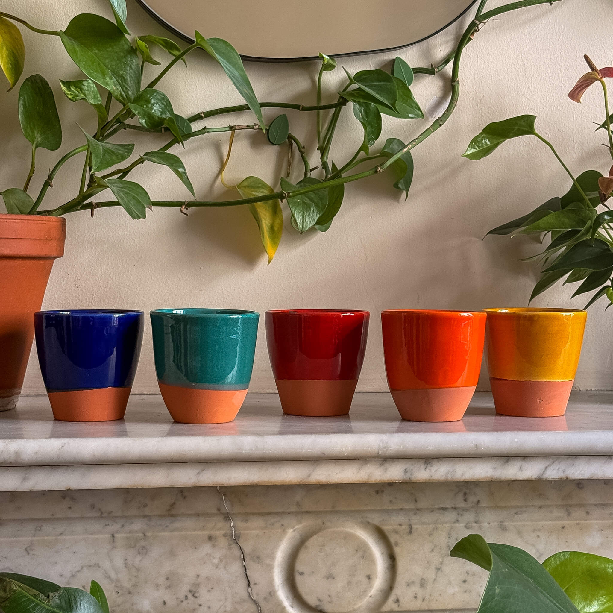 Terracotta Cup - Half Glazed - Tissire Atelier - HalfGlazed-Terracotta-3