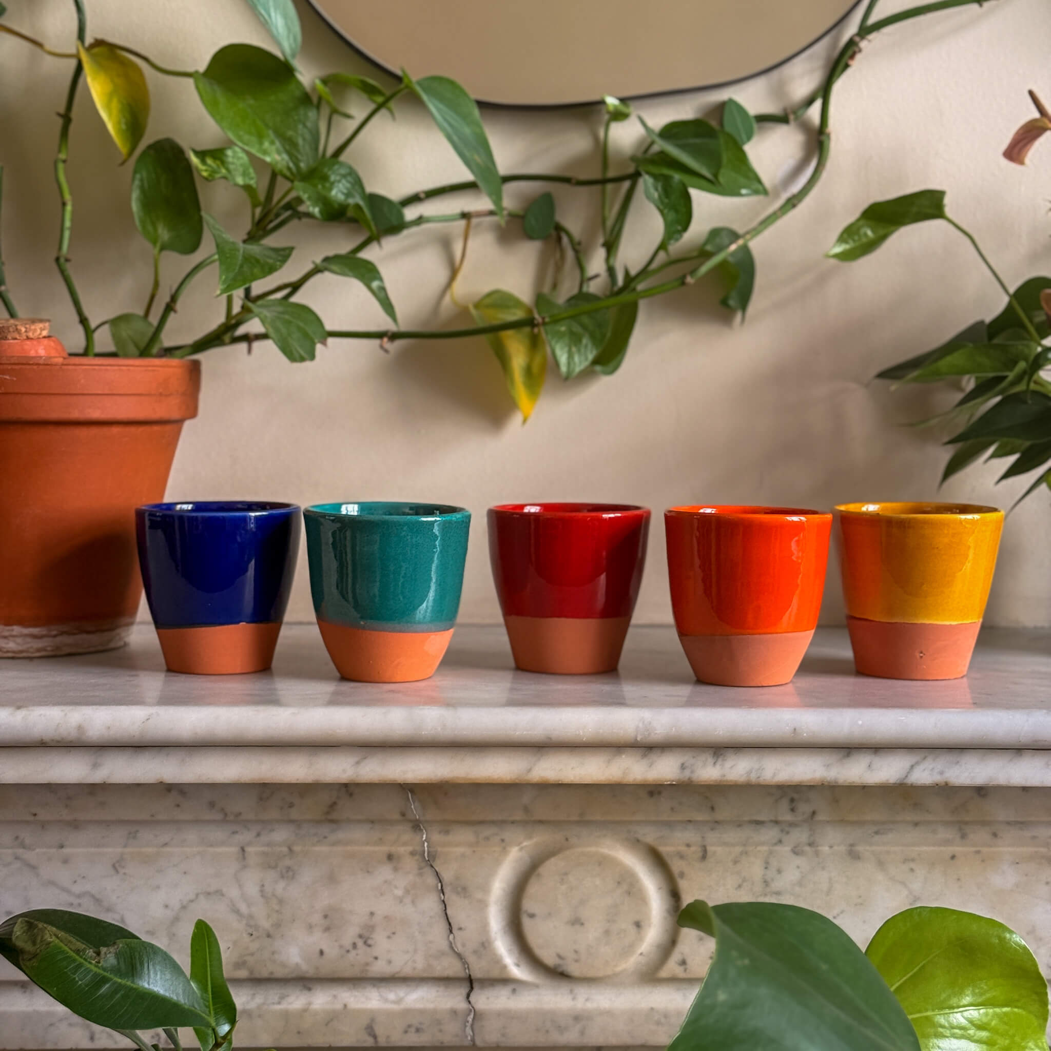 Terracotta Cup - Half Glazed - Tissire Atelier - HalfGlazed-Terracotta-5
