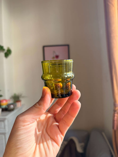 Beldi Glass Set | Espresso | Amber - Tissire Atelier - 