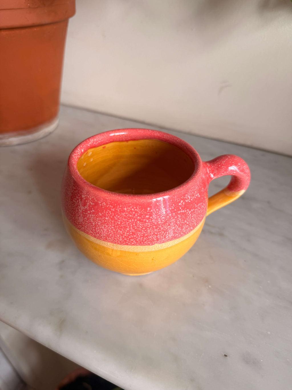 Large Ceramic Mug | Drip Glaze - Tissire Atelier - LargeTamegroute-5