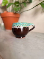 Large Ceramic Mug | Drip Glaze - Tissire Atelier - LargeTamegroute-4