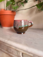 Large Ceramic Mug | Drip Glaze - Tissire Atelier - LargeTamegroute-4