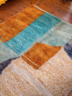 Aznag | Handwoven Berber Rug | Colour Block | Boujaad - Tissire Atelier - 