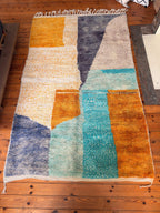 Aznag | Handwoven Berber Rug | Colour Block | Boujaad - Tissire Atelier - 