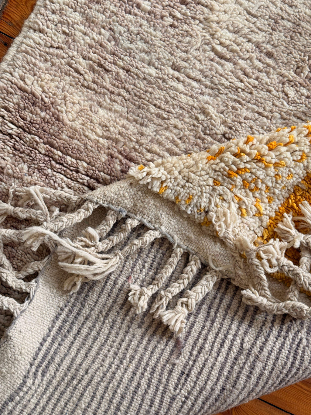 Aznag | Handwoven Berber Rug | Colour Block | Boujaad - Tissire Atelier - 