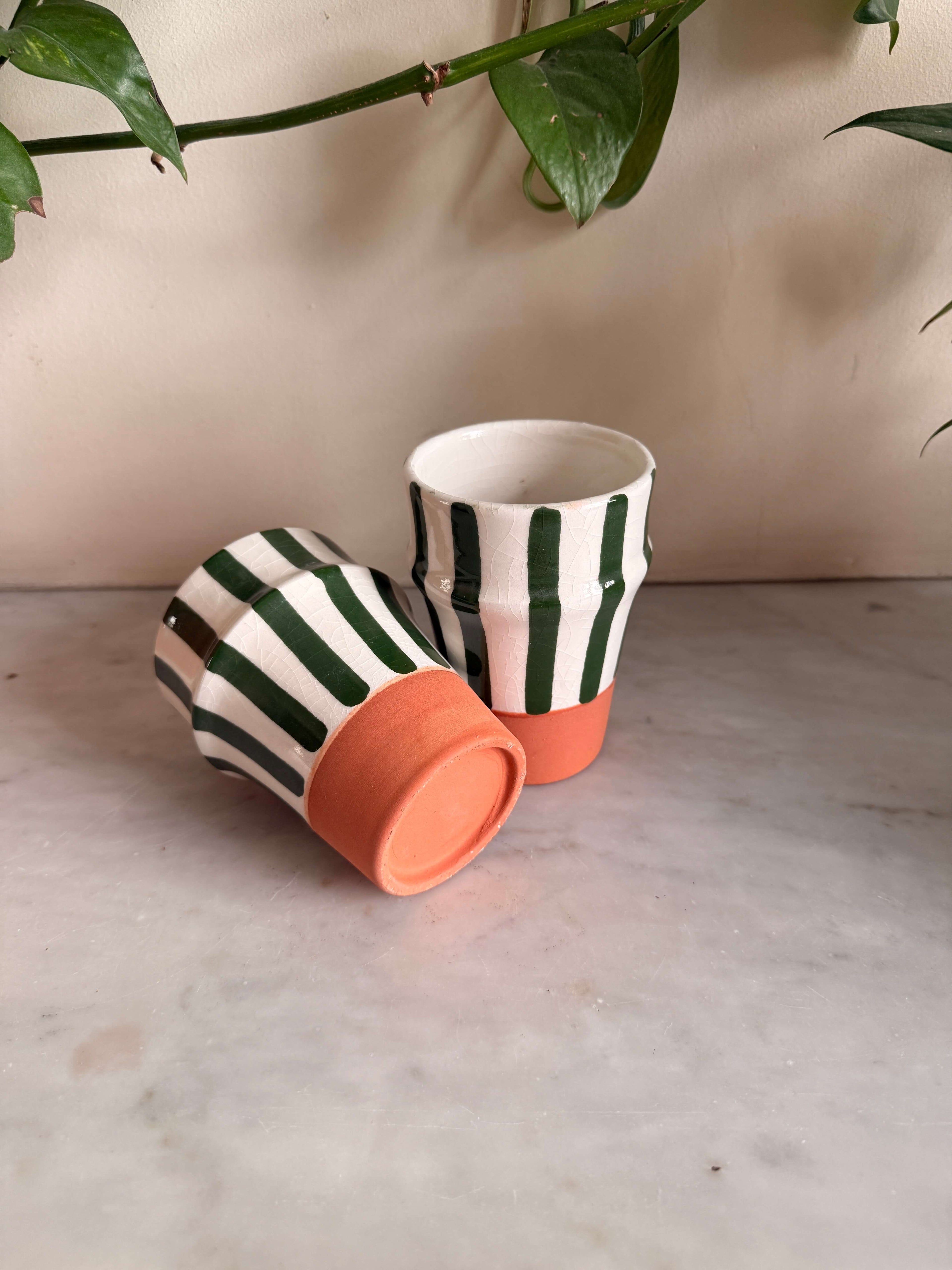 Rayé Cup | Striped - Tissire Atelier - 
