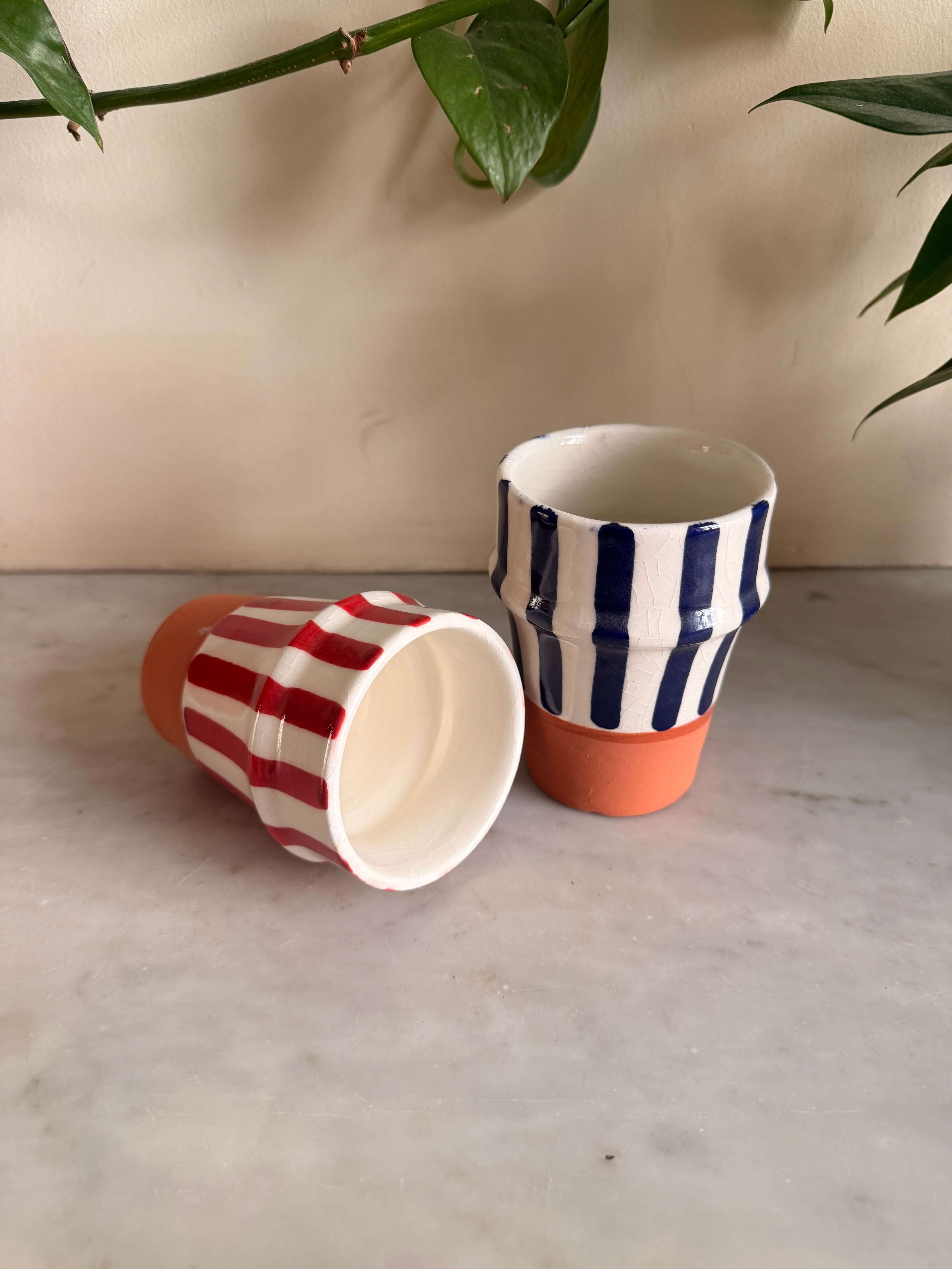 Rayé Cup | Striped - Tissire Atelier - 