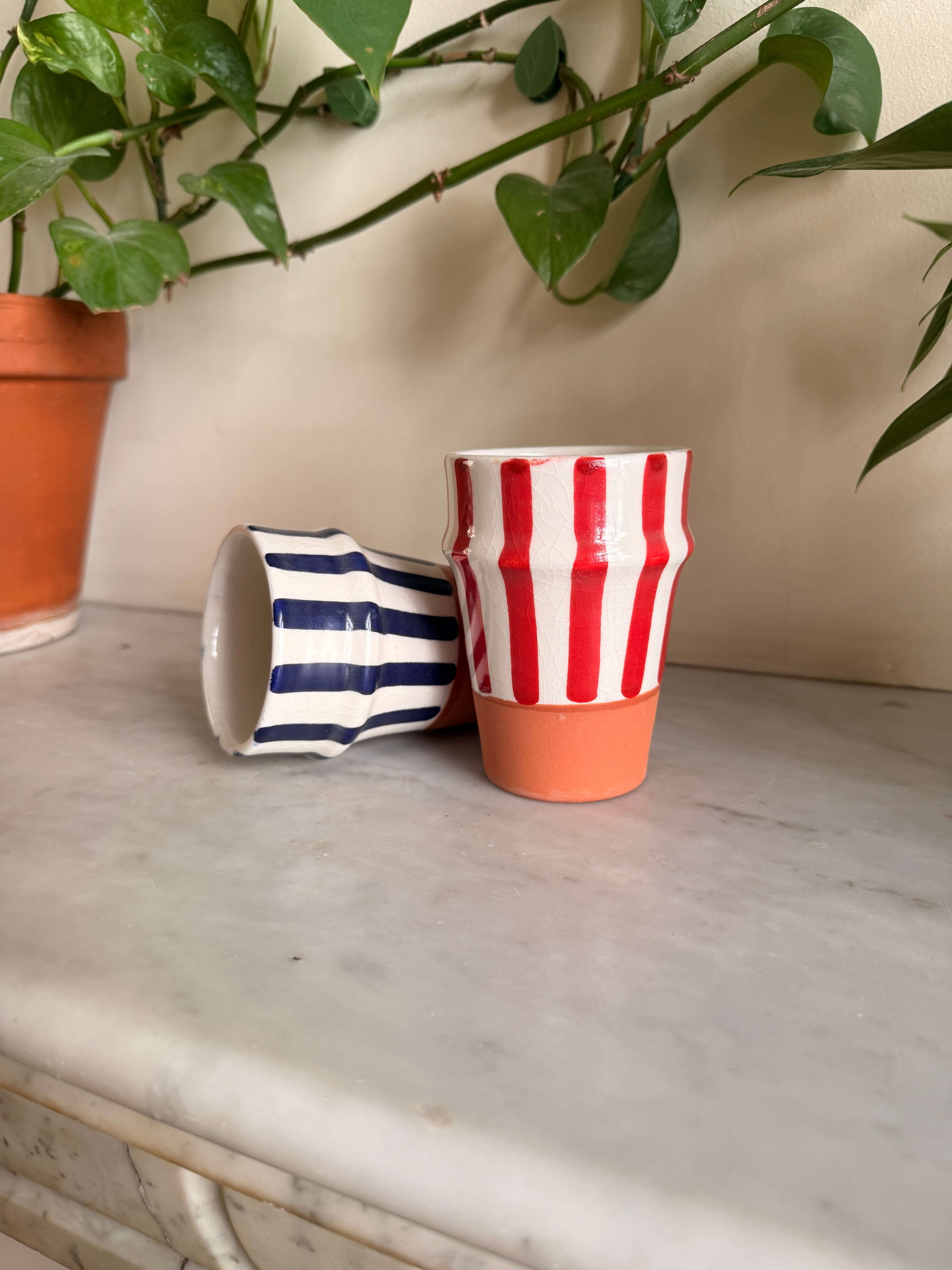 Rayé Cup | Striped - Tissire Atelier - 
