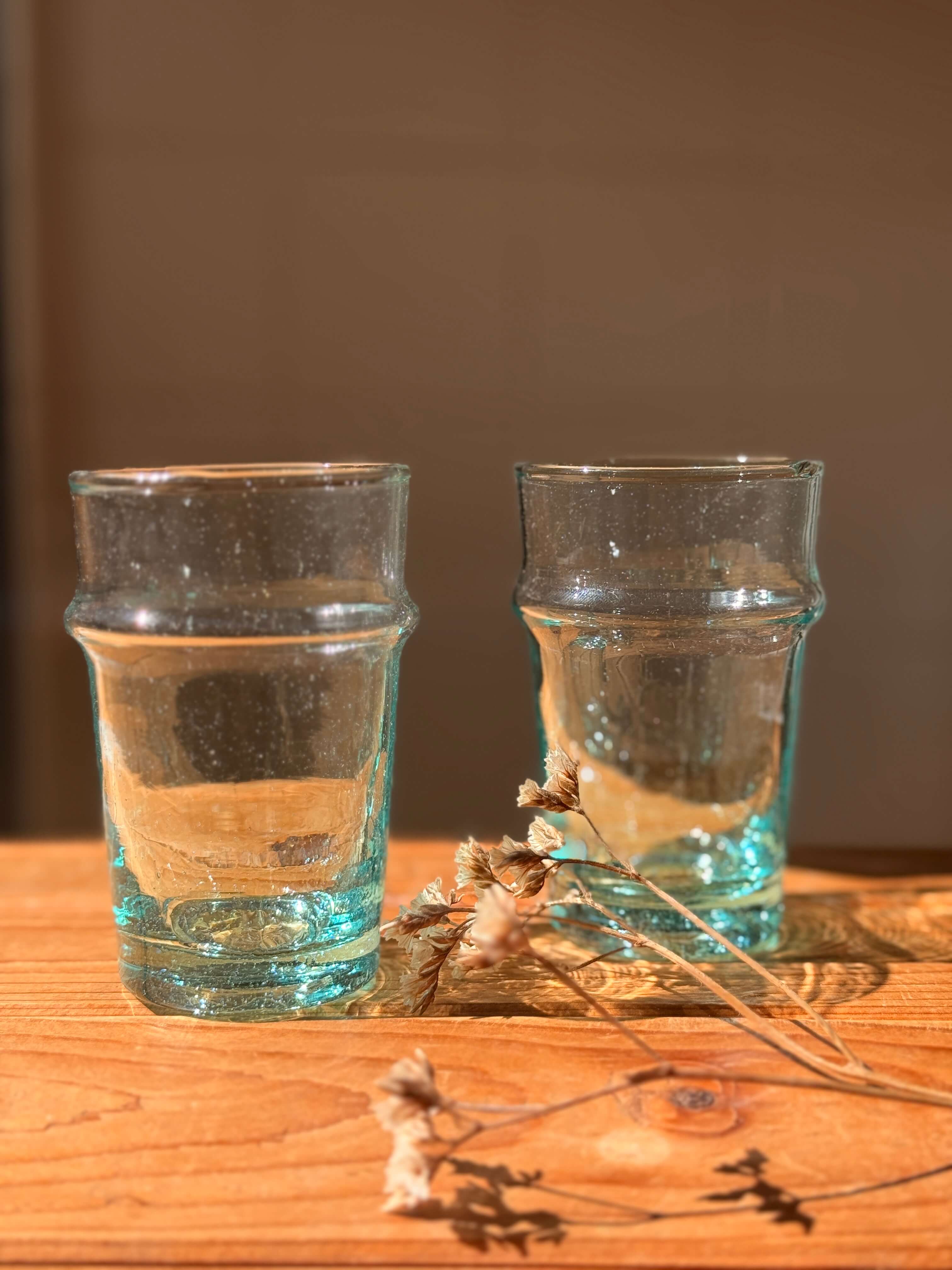 Beldi Glass Set | Tall | Clear - Tissire Atelier - BeldiTallClear