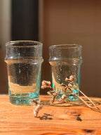 Beldi Glass Set | Tall | Clear - Tissire Atelier - BeldiTallClear