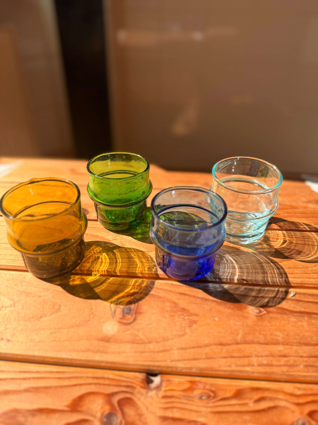 Beldi Glass Set | Espresso | Amber - Tissire Atelier - BeldiEspressoAmber