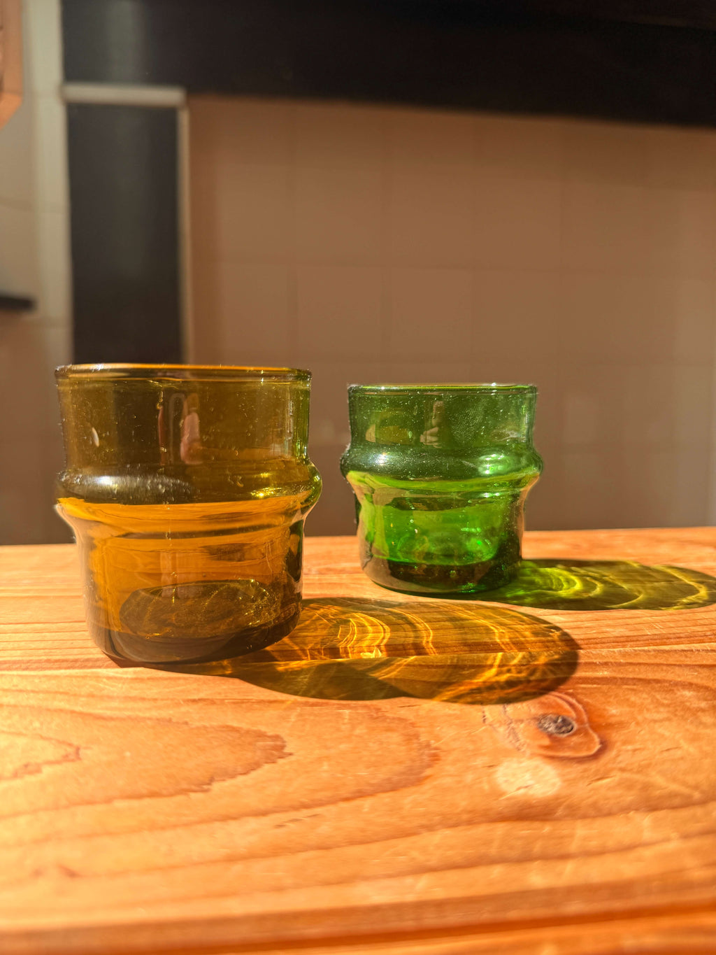 Beldi Glass Set | Espresso | Amber - Tissire Atelier - BeldiEspressoAmber