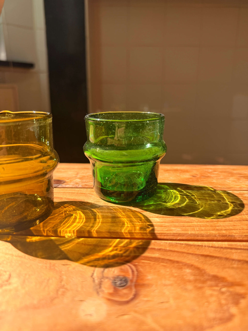 Beldi Glass Set | Espresso | Amber - Tissire Atelier - BeldiEspressoAmber