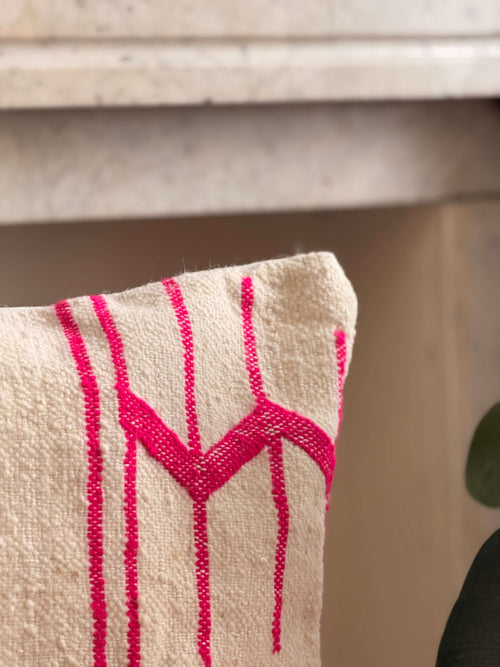 Amazigh Pillow Cover | Handwoven Wool | PW22 - Tissire Atelier - PW22