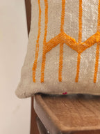 Amazigh Pillow Cover | Handwoven Wool | PW22 - Tissire Atelier - PW22