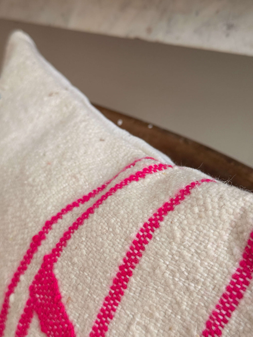 Amazigh Pillow Cover | Handwoven Wool | PW22 - Tissire Atelier - PW22
