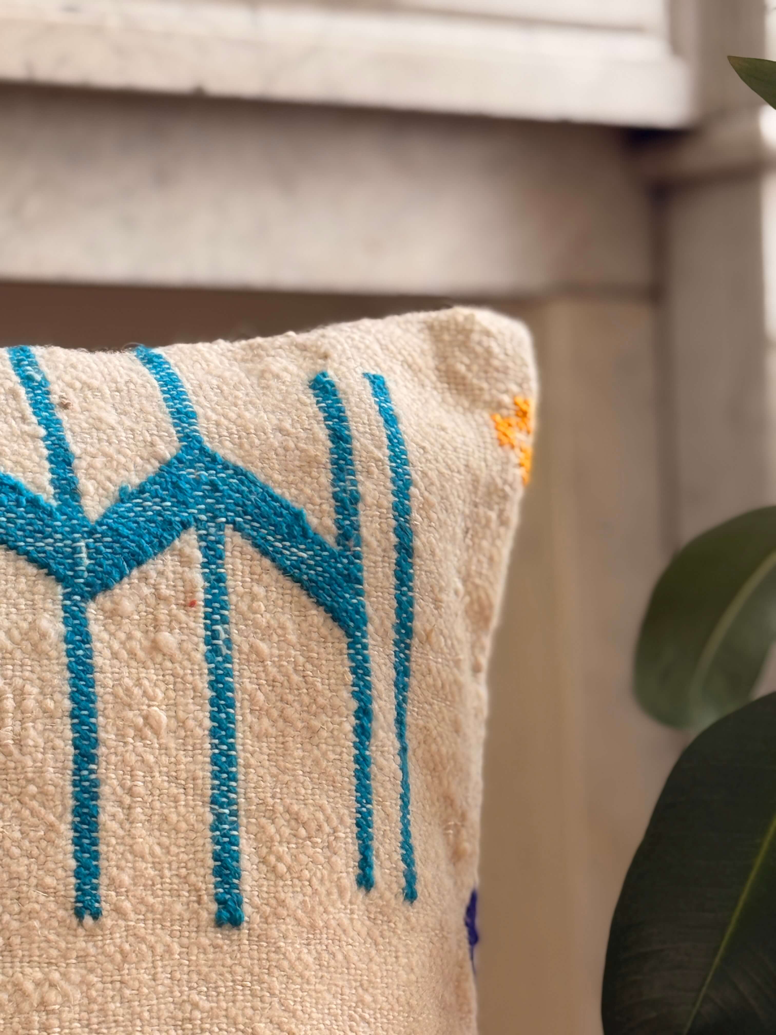Amazigh Pillow Cover | Handwoven Wool | PW23 - Tissire Atelier - PW23