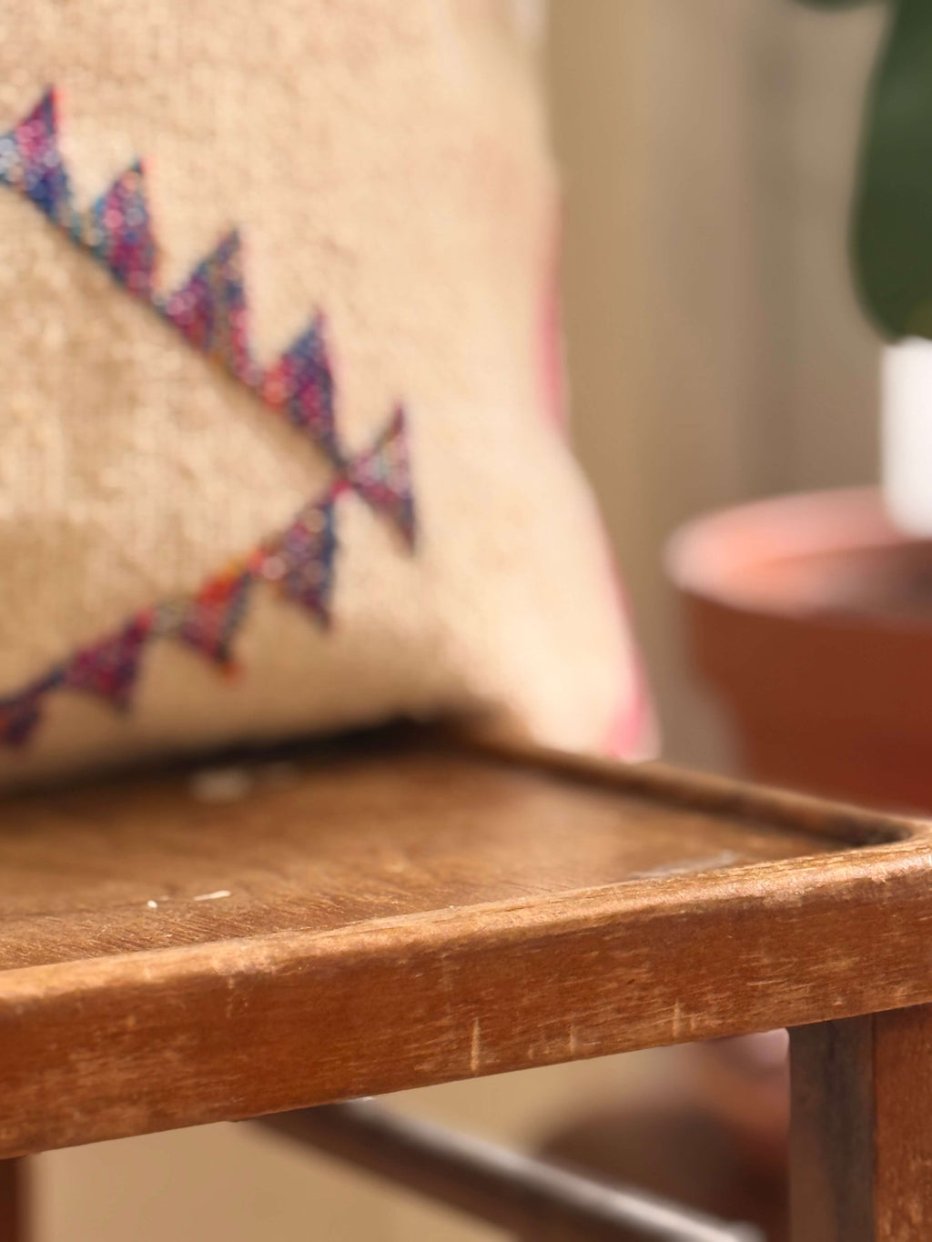 Amazigh Pillow Cover | Handwoven Wool | PW23 - Tissire Atelier - PW23